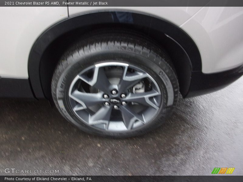 Pewter Metallic / Jet Black 2021 Chevrolet Blazer RS AWD