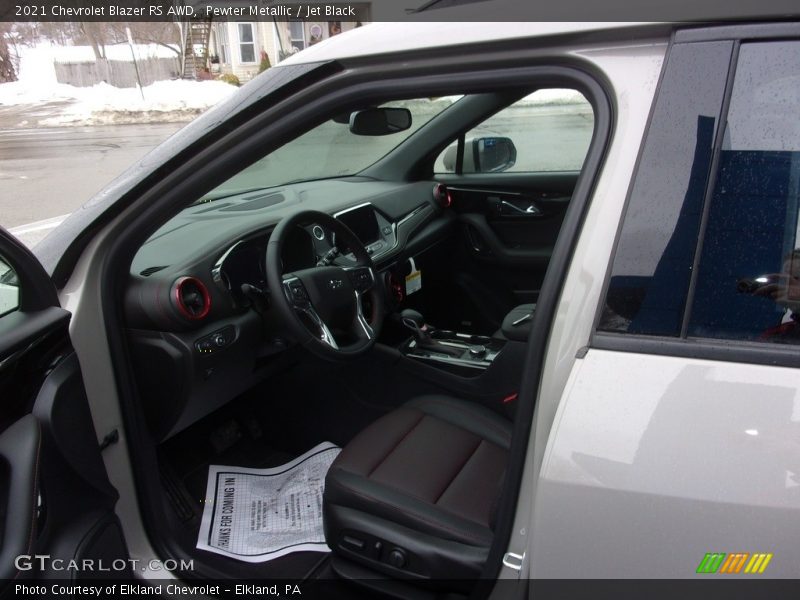 Pewter Metallic / Jet Black 2021 Chevrolet Blazer RS AWD