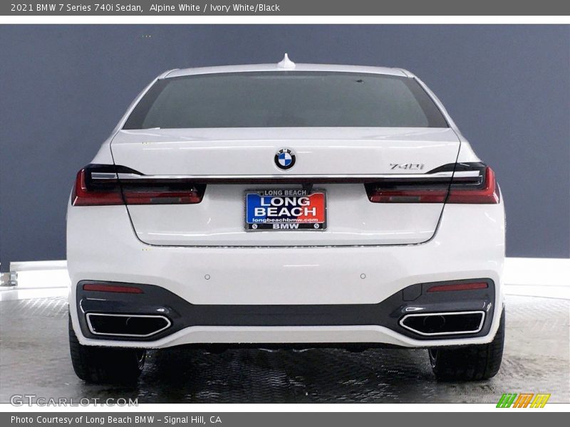 Alpine White / Ivory White/Black 2021 BMW 7 Series 740i Sedan