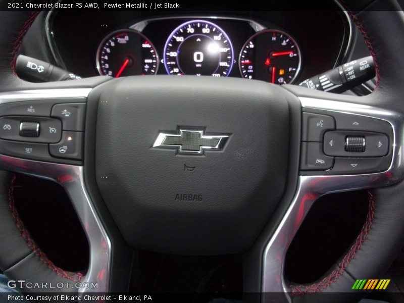 Pewter Metallic / Jet Black 2021 Chevrolet Blazer RS AWD