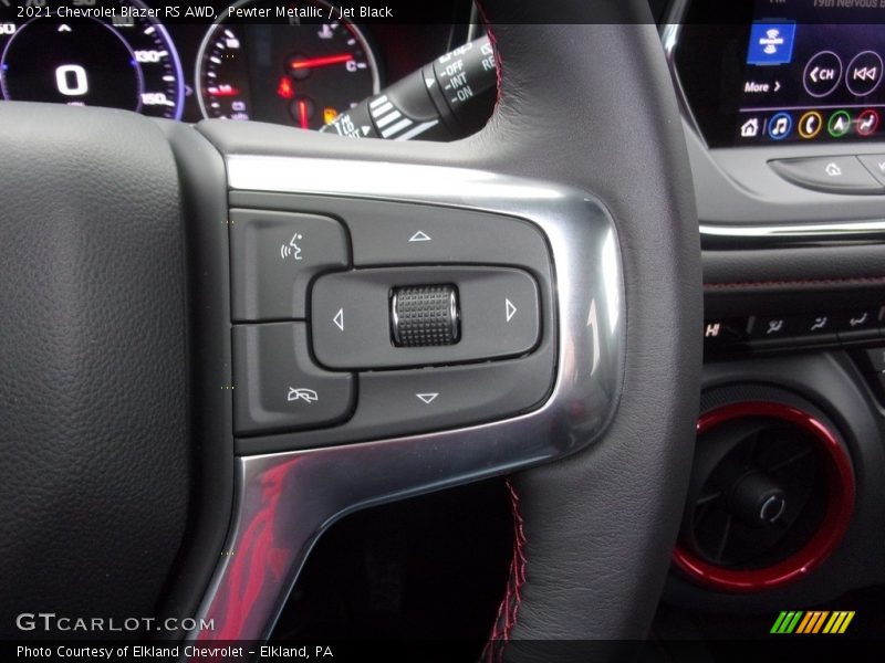 Pewter Metallic / Jet Black 2021 Chevrolet Blazer RS AWD