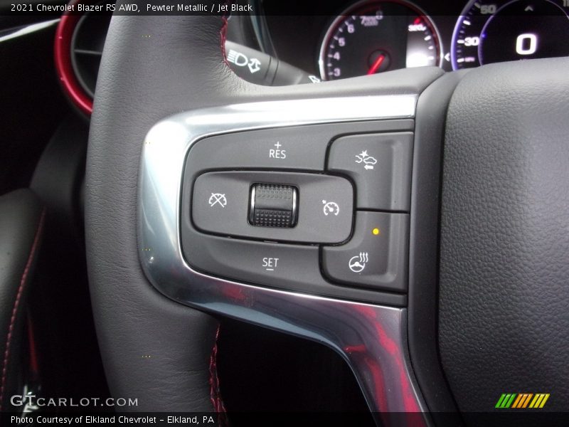 Pewter Metallic / Jet Black 2021 Chevrolet Blazer RS AWD