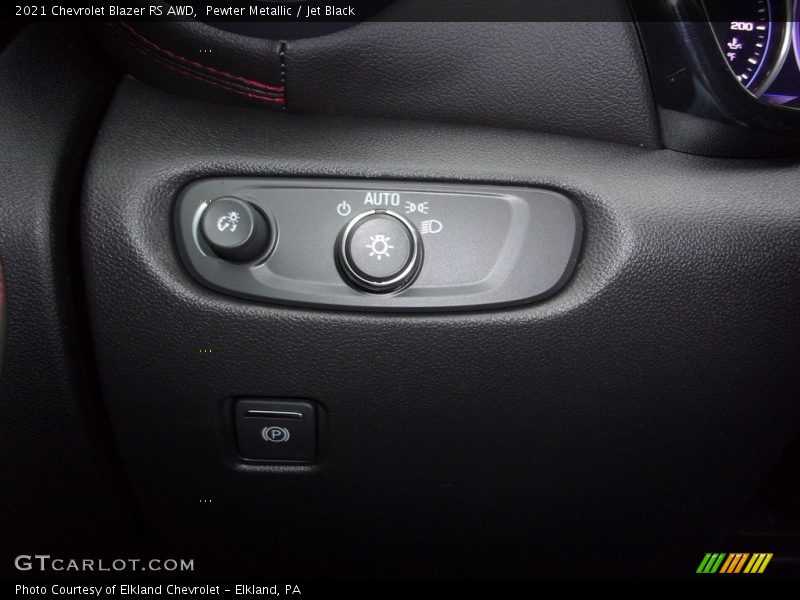 Pewter Metallic / Jet Black 2021 Chevrolet Blazer RS AWD
