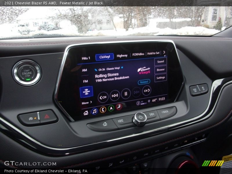 Pewter Metallic / Jet Black 2021 Chevrolet Blazer RS AWD