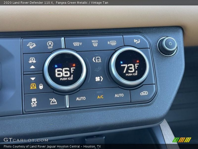 Controls of 2020 Defender 110 X