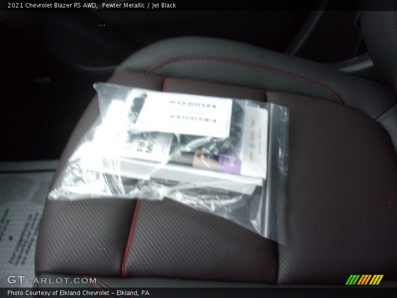 Pewter Metallic / Jet Black 2021 Chevrolet Blazer RS AWD