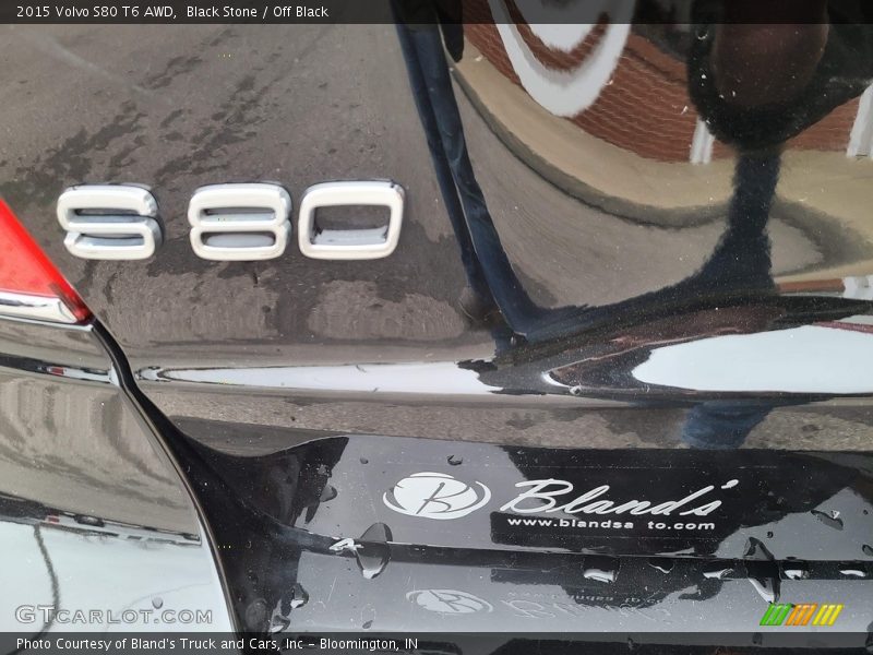 Black Stone / Off Black 2015 Volvo S80 T6 AWD