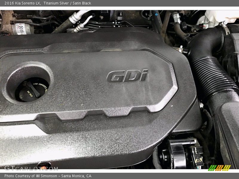 Titanium Silver / Satin Black 2016 Kia Sorento LX
