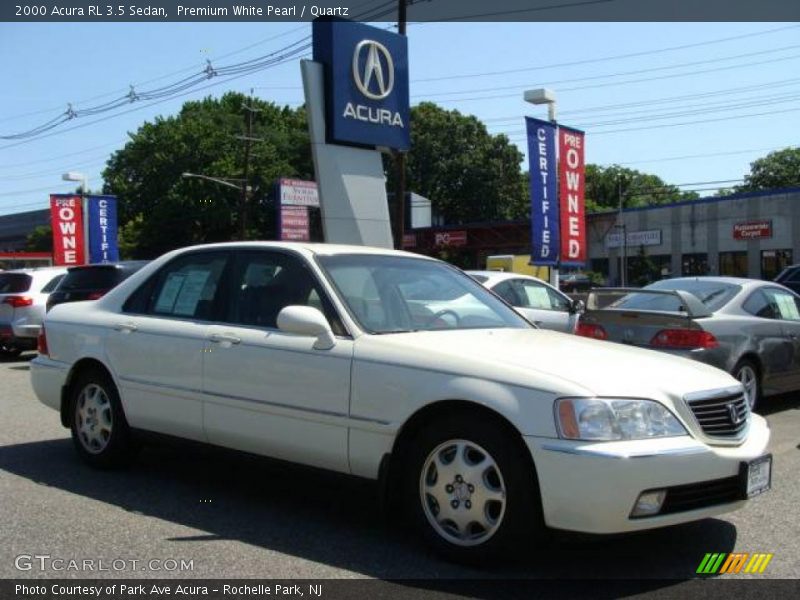 Premium White Pearl / Quartz 2000 Acura RL 3.5 Sedan