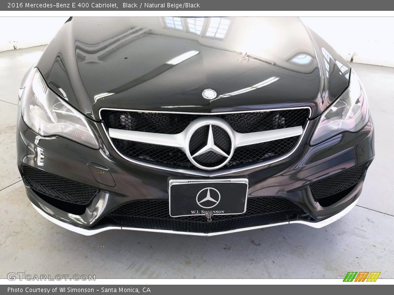 Black / Natural Beige/Black 2016 Mercedes-Benz E 400 Cabriolet