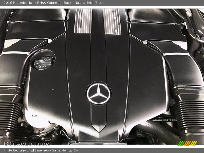 Black / Natural Beige/Black 2016 Mercedes-Benz E 400 Cabriolet