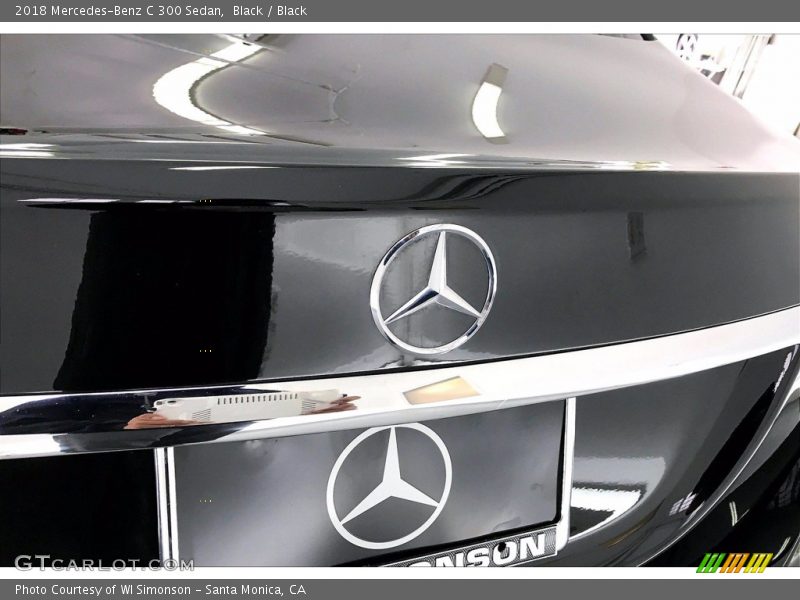 Black / Black 2018 Mercedes-Benz C 300 Sedan