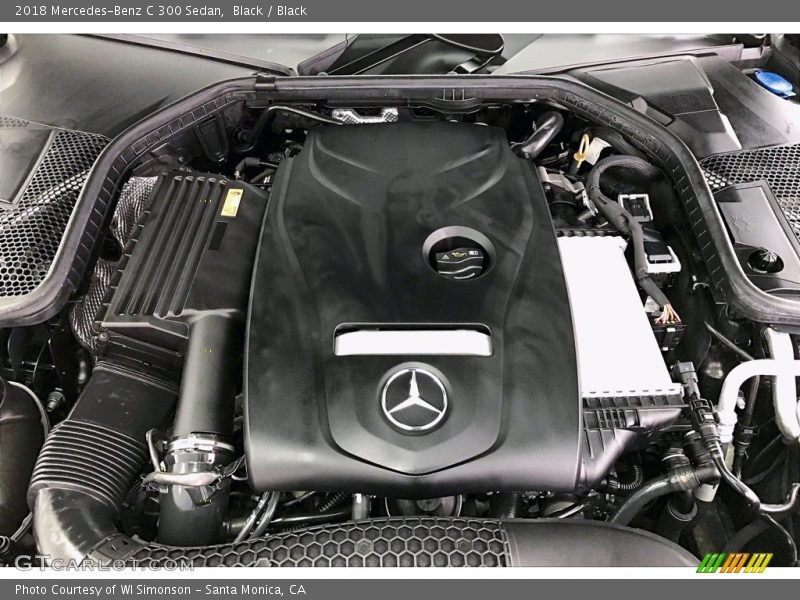 Black / Black 2018 Mercedes-Benz C 300 Sedan