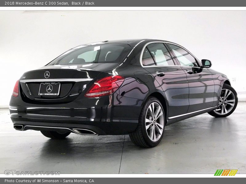 Black / Black 2018 Mercedes-Benz C 300 Sedan