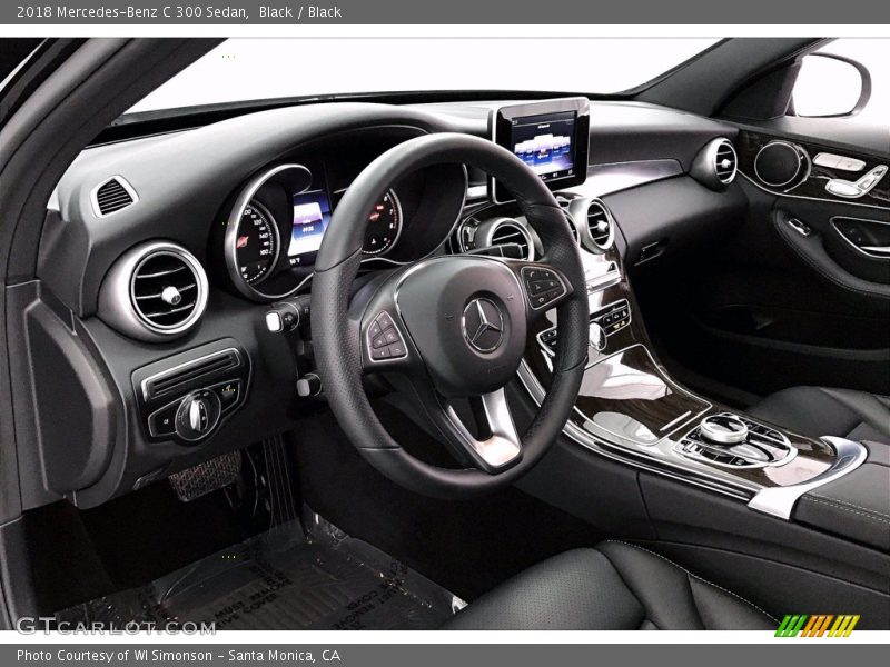 Black / Black 2018 Mercedes-Benz C 300 Sedan