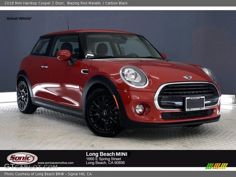 Blazing Red Metallic / Carbon Black 2018 Mini Hardtop Cooper 2 Door