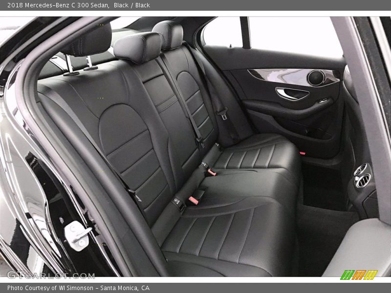 Black / Black 2018 Mercedes-Benz C 300 Sedan