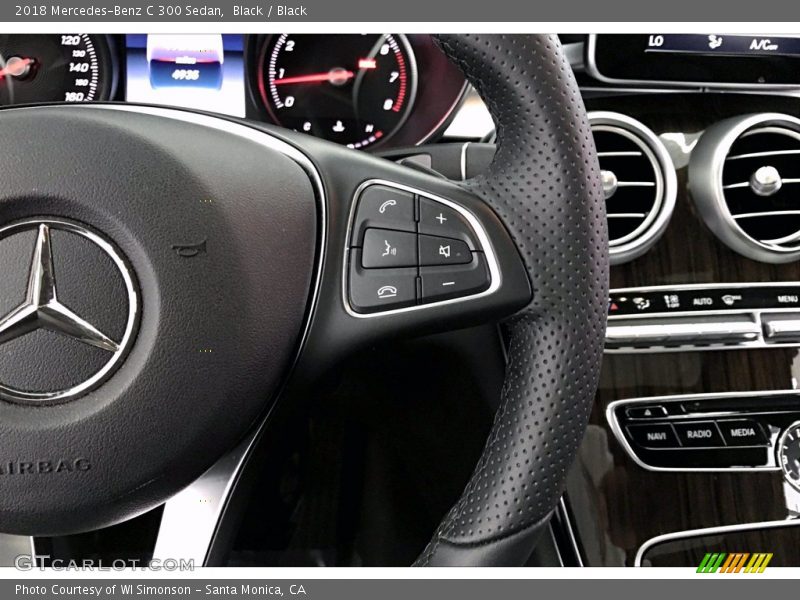 Black / Black 2018 Mercedes-Benz C 300 Sedan