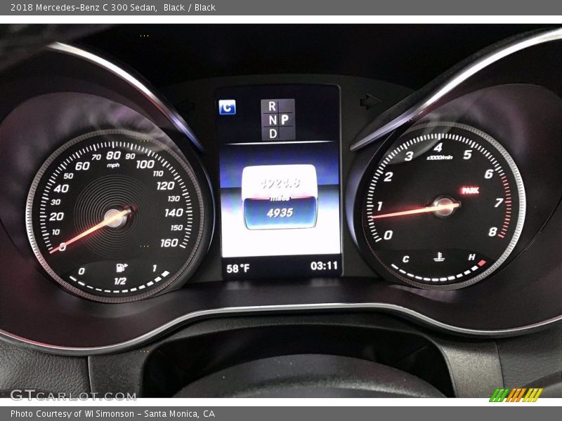 Black / Black 2018 Mercedes-Benz C 300 Sedan