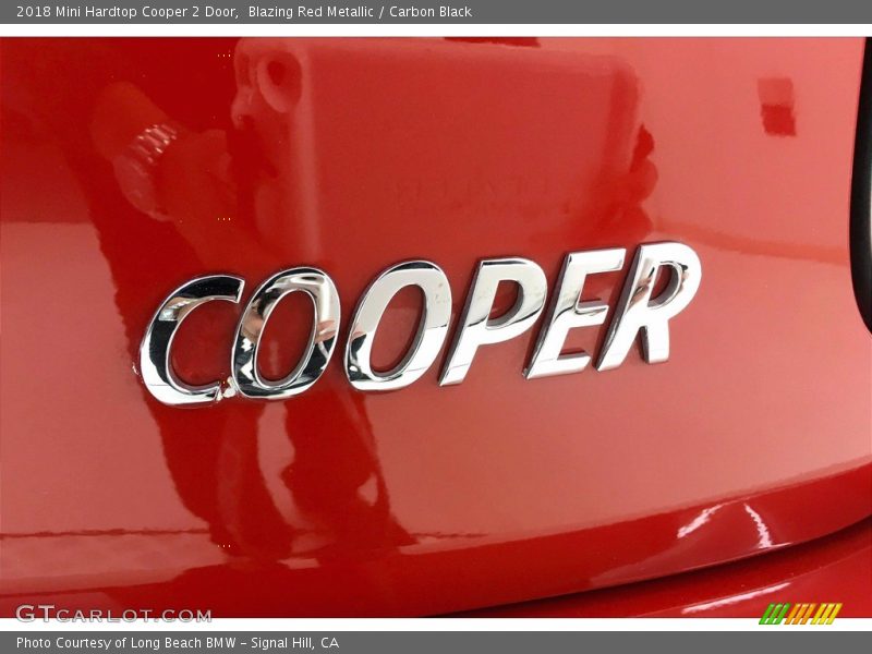 Blazing Red Metallic / Carbon Black 2018 Mini Hardtop Cooper 2 Door