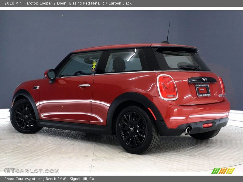 Blazing Red Metallic / Carbon Black 2018 Mini Hardtop Cooper 2 Door