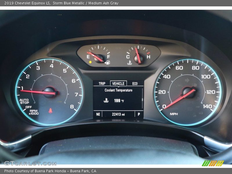 Storm Blue Metallic / Medium Ash Gray 2019 Chevrolet Equinox LS