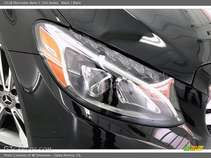 Black / Black 2018 Mercedes-Benz C 300 Sedan