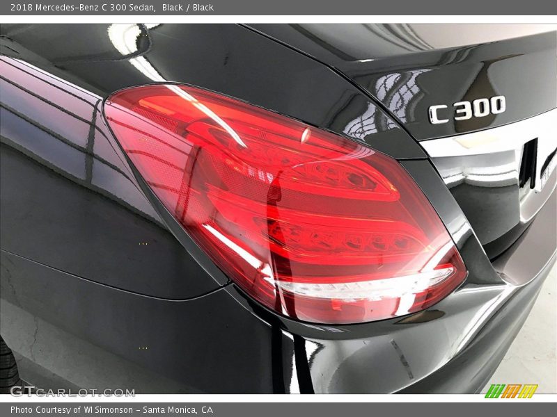 Black / Black 2018 Mercedes-Benz C 300 Sedan