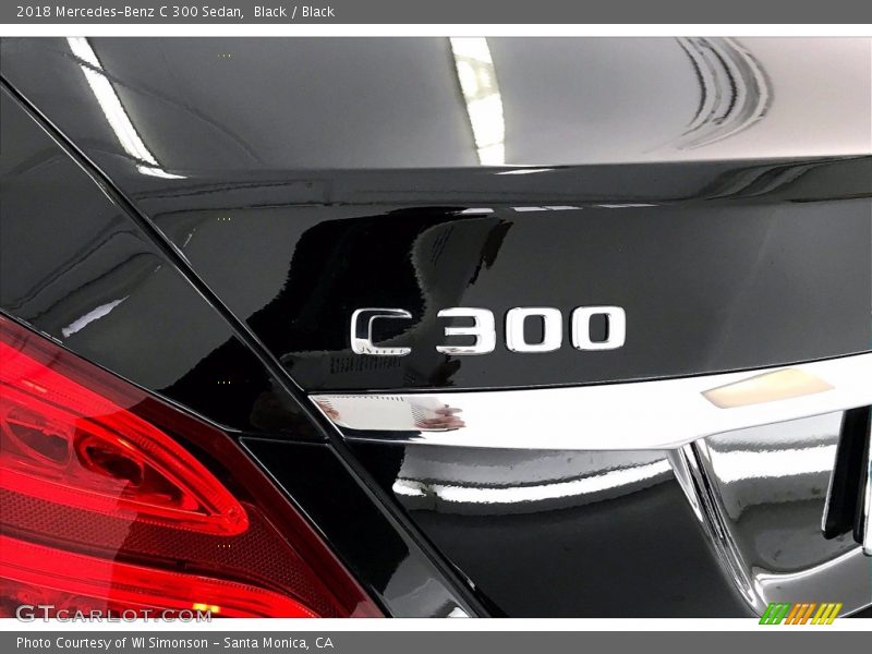 Black / Black 2018 Mercedes-Benz C 300 Sedan