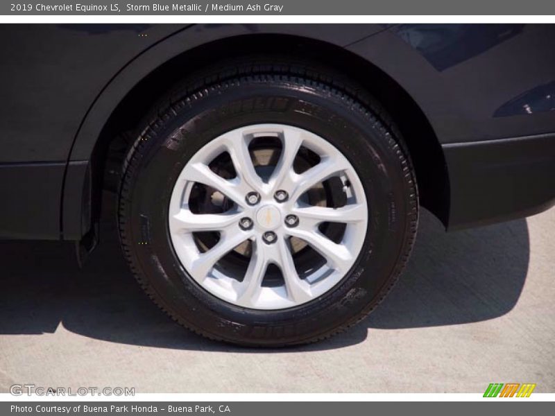 Storm Blue Metallic / Medium Ash Gray 2019 Chevrolet Equinox LS