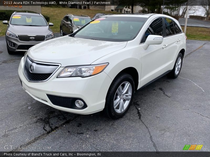 White Diamond Pearl / Parchment 2013 Acura RDX Technology AWD