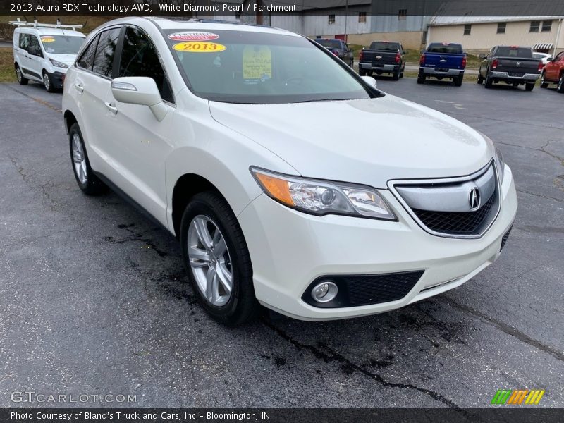 White Diamond Pearl / Parchment 2013 Acura RDX Technology AWD