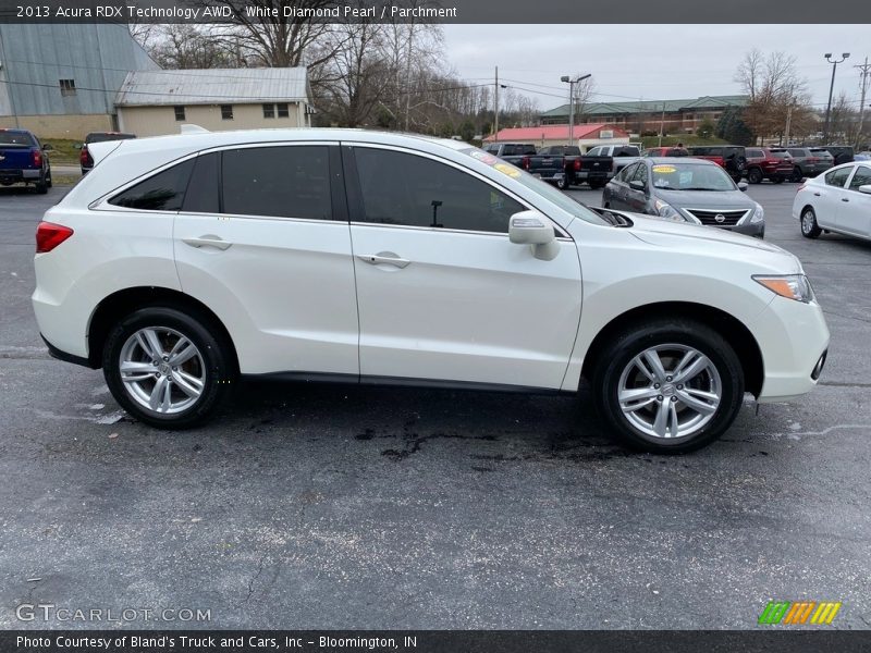 White Diamond Pearl / Parchment 2013 Acura RDX Technology AWD