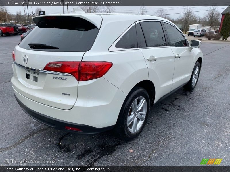 White Diamond Pearl / Parchment 2013 Acura RDX Technology AWD