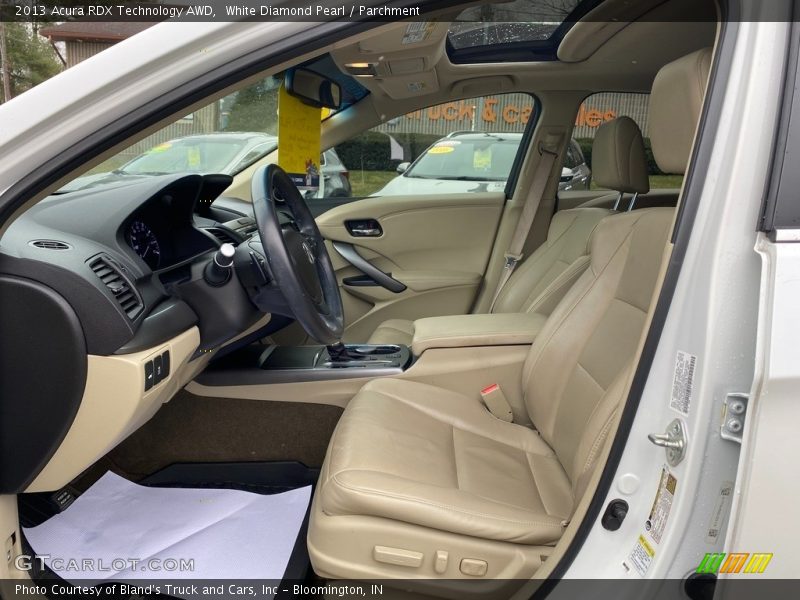 White Diamond Pearl / Parchment 2013 Acura RDX Technology AWD