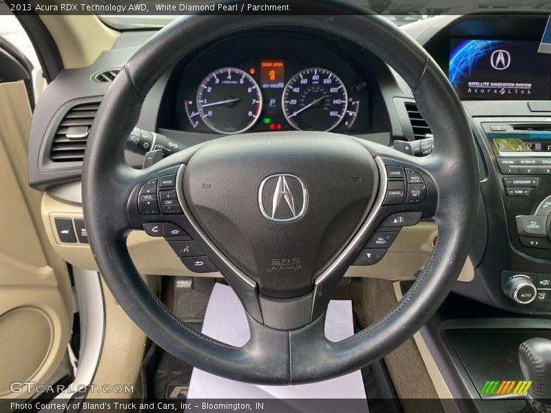 White Diamond Pearl / Parchment 2013 Acura RDX Technology AWD