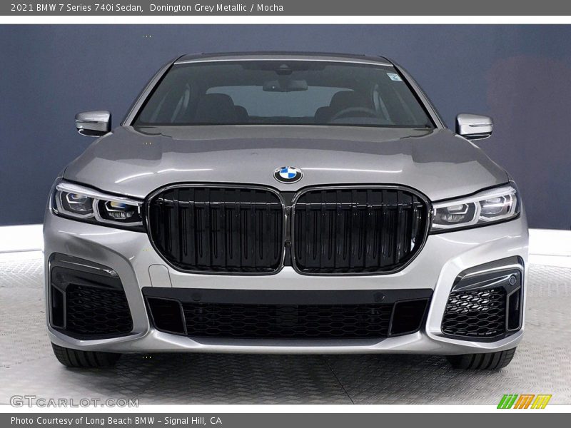Donington Grey Metallic / Mocha 2021 BMW 7 Series 740i Sedan