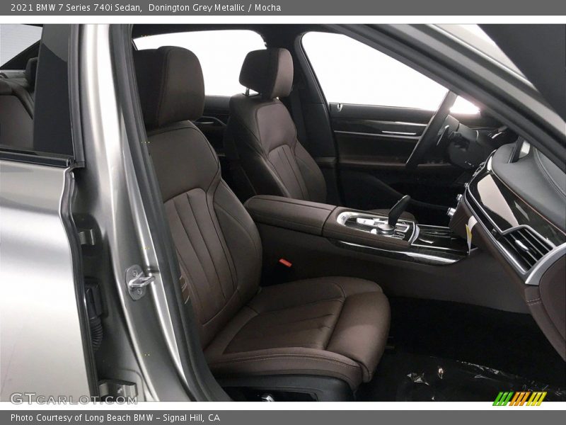 Donington Grey Metallic / Mocha 2021 BMW 7 Series 740i Sedan
