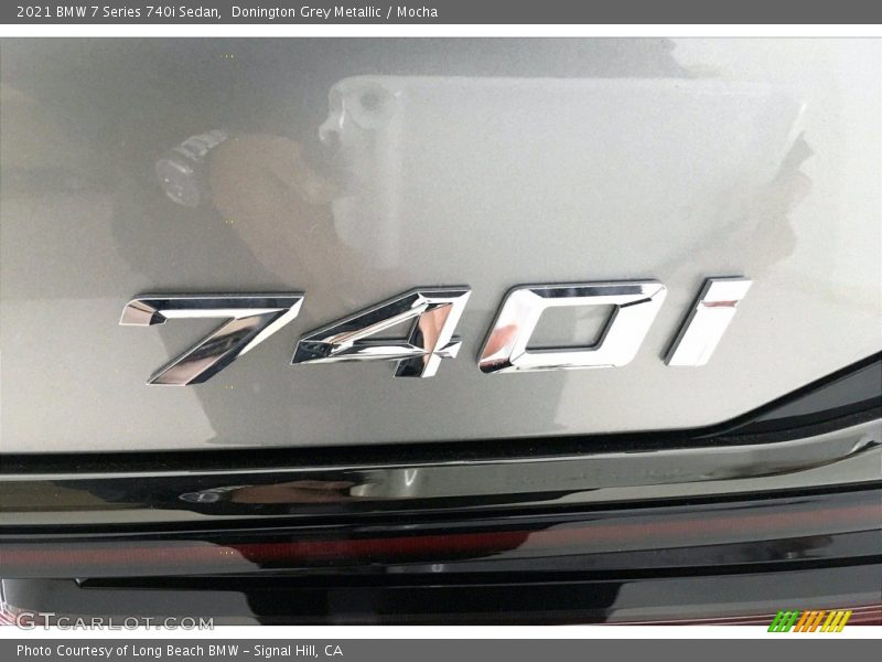 Donington Grey Metallic / Mocha 2021 BMW 7 Series 740i Sedan