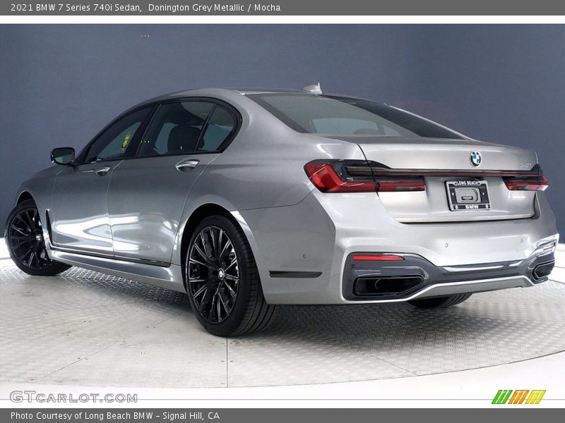 Donington Grey Metallic / Mocha 2021 BMW 7 Series 740i Sedan