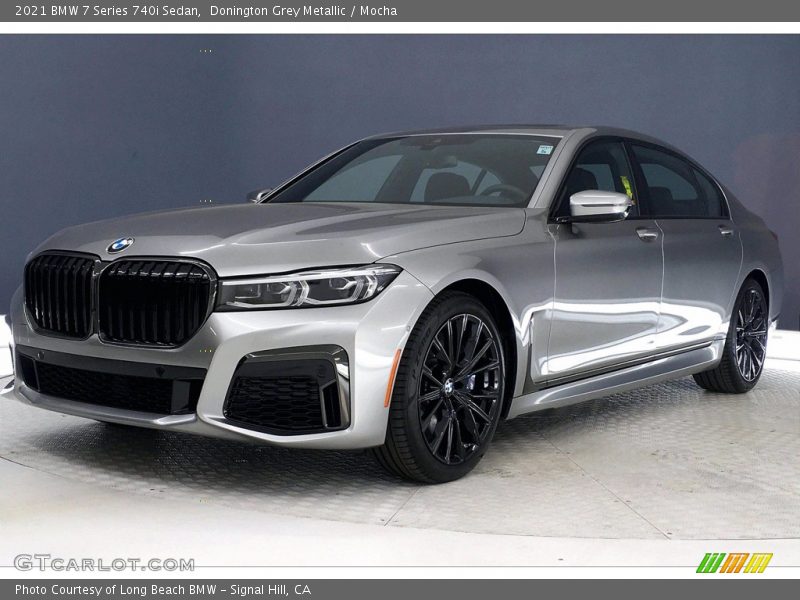Donington Grey Metallic / Mocha 2021 BMW 7 Series 740i Sedan
