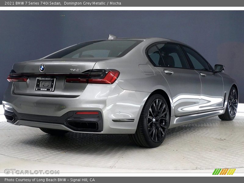 Donington Grey Metallic / Mocha 2021 BMW 7 Series 740i Sedan
