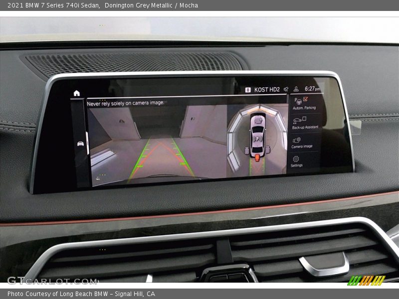 Donington Grey Metallic / Mocha 2021 BMW 7 Series 740i Sedan