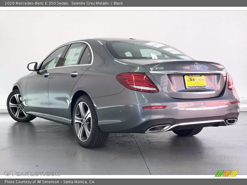 Selenite Grey Metallic / Black 2020 Mercedes-Benz E 350 Sedan