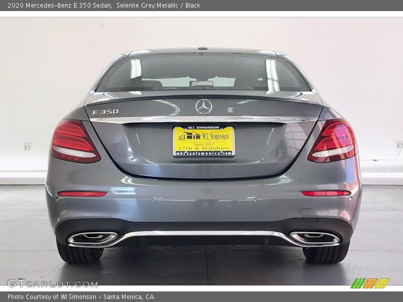 Selenite Grey Metallic / Black 2020 Mercedes-Benz E 350 Sedan