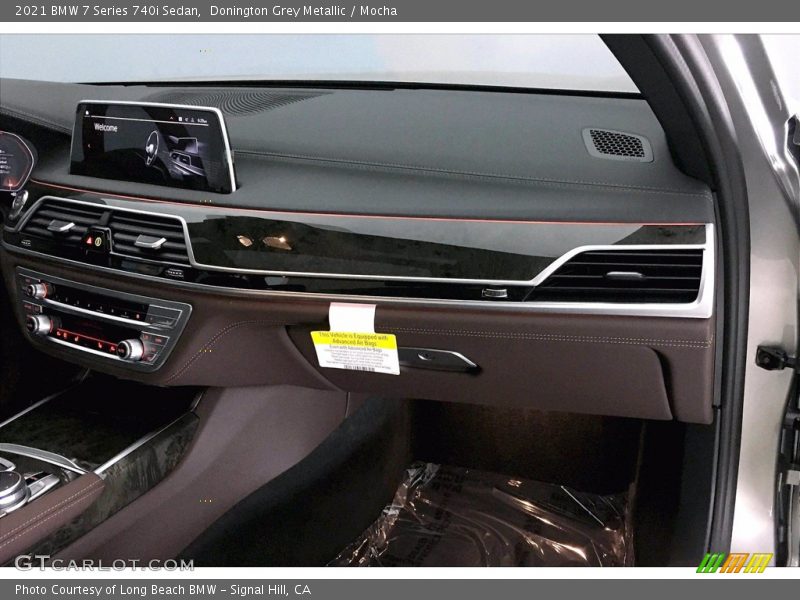 Donington Grey Metallic / Mocha 2021 BMW 7 Series 740i Sedan