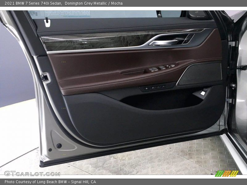 Donington Grey Metallic / Mocha 2021 BMW 7 Series 740i Sedan