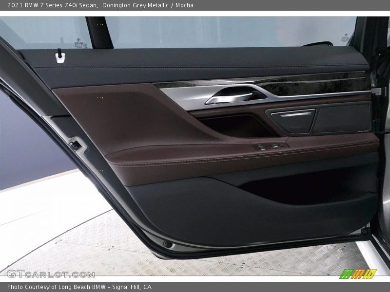 Donington Grey Metallic / Mocha 2021 BMW 7 Series 740i Sedan