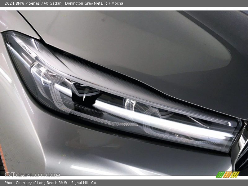 Donington Grey Metallic / Mocha 2021 BMW 7 Series 740i Sedan