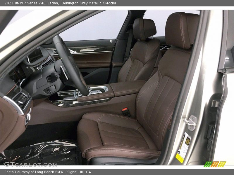 Donington Grey Metallic / Mocha 2021 BMW 7 Series 740i Sedan